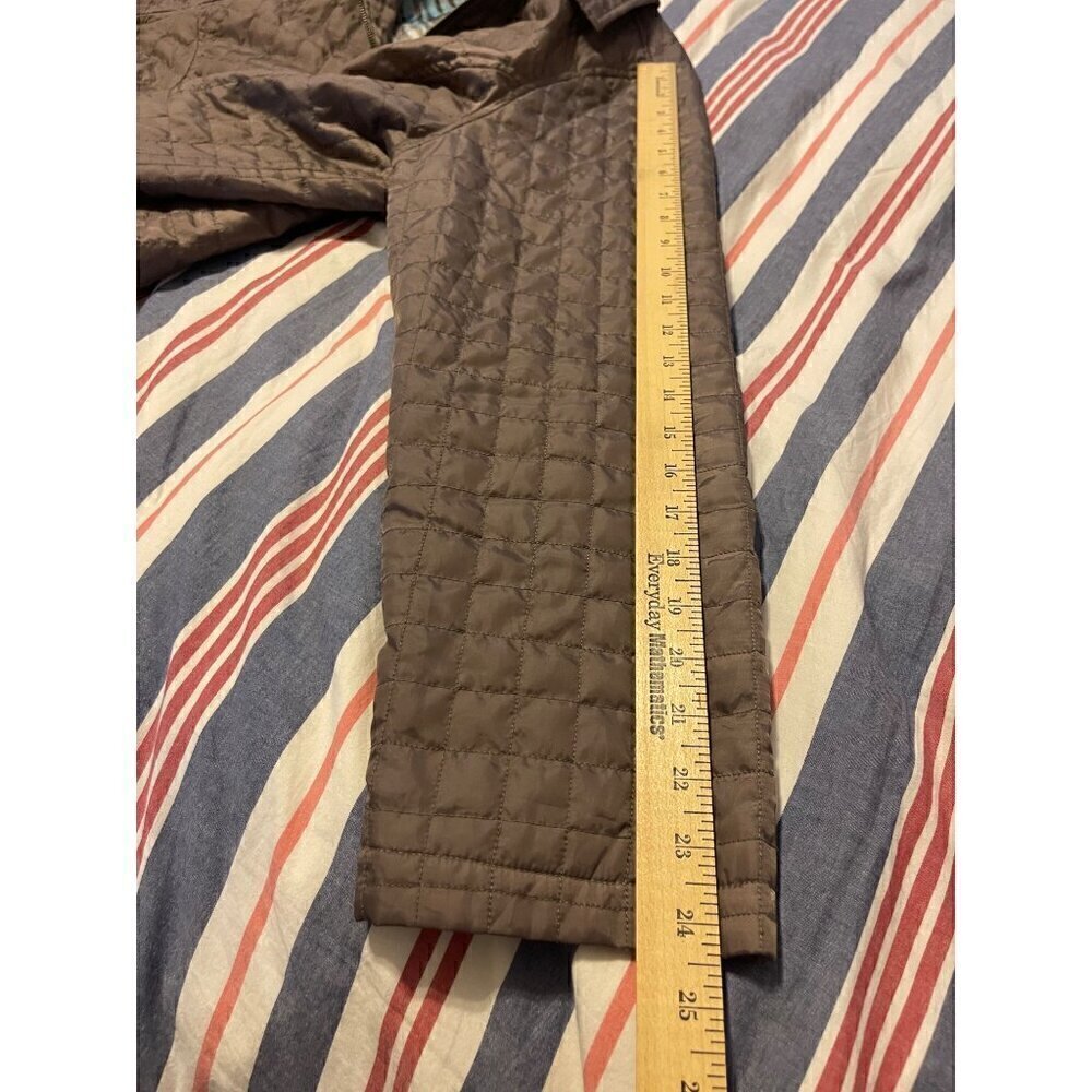 Chico's Lightweight Quilted Jacket Pockets Size 3/Large/16/18 TINY FLAW - Picture 12 of 13